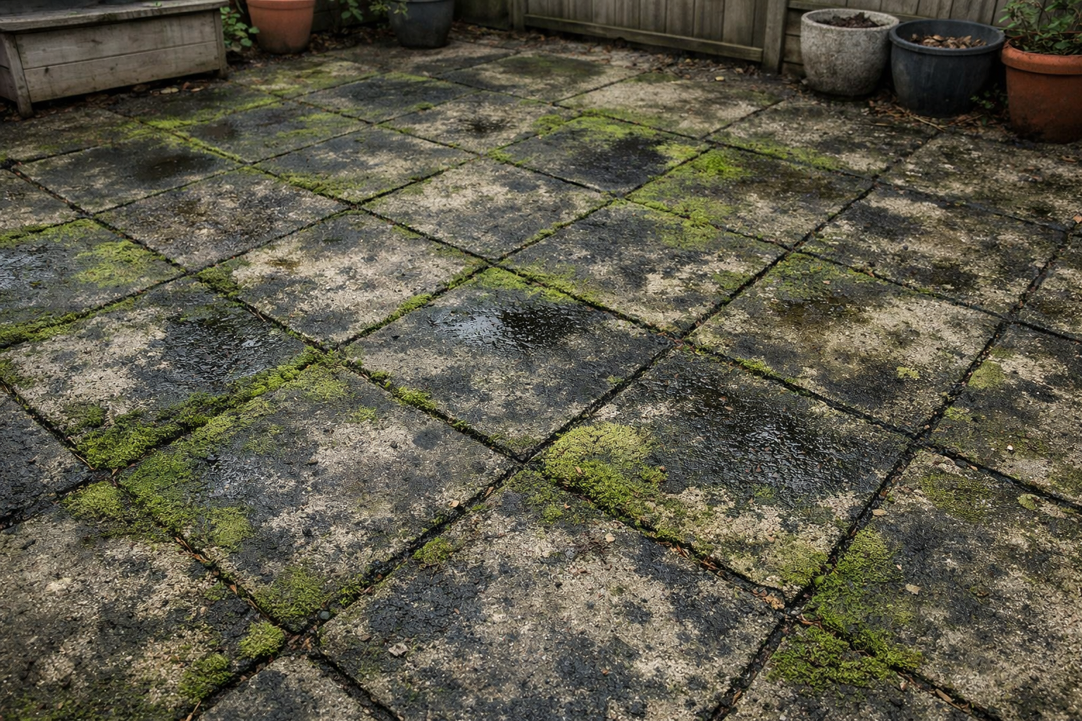 Après - Allée pavée